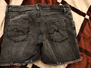 Pepe Jeans London Charcol Denim Shorts