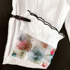 Hand-painted Dupatta Pant Set