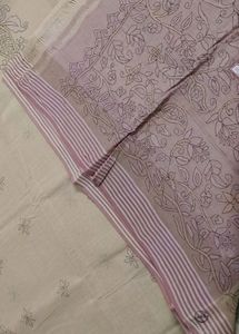 New Pure Cotton Chickankari Saree