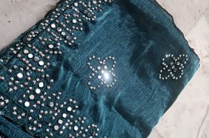 Mirror 🪞 Work Saree 🥻