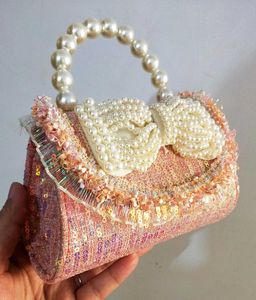 Pearl Embellished Clutch