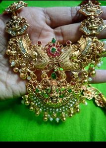 Gold Plated-matte Long Haaram