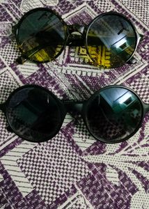 2 Sunglasses Round Shape