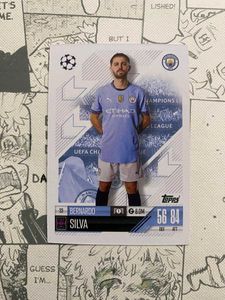 BERNADO SILVA Match Attax Base Card