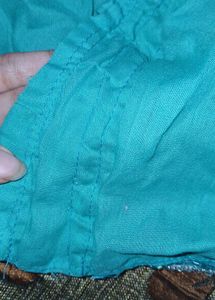 Turquoise Embellished Blouse Piece