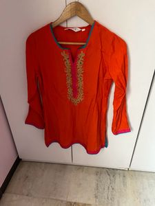 Biba Embroidered Kurta
