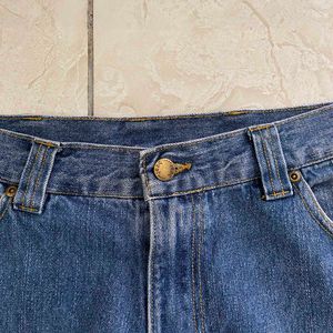 Classic Blue Baggy Denim Jeans