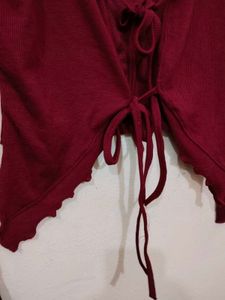 Coquette 🎀SHRUG TOP/ Tie Up FAIRYCORE ❤️‍🔥