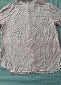 Patterned Pink Shirt