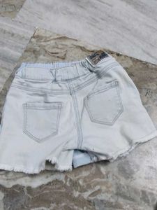 Cute Embroidered Denim Shorts