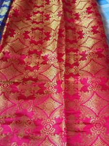 Beautiful Silk Saree With Blouse Pc