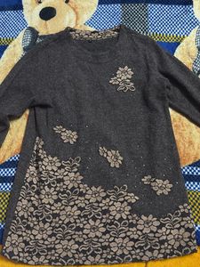 Elegant Floral Lace Sweater