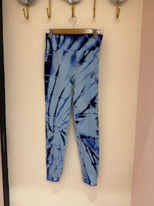 Victoria Sectret Pink Blue Tie Dye Leggings