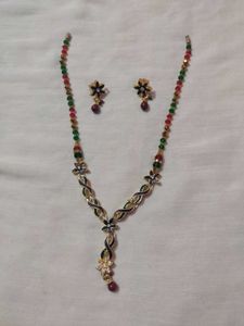 Meenakari Work Jwellery Set