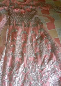 Elegant Pink Embroidered Lehenga Choli