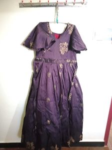 Purple Floral Dress