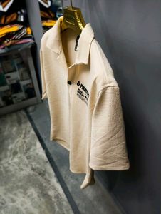 Rubber Printed Knit Shirt (Oversized)