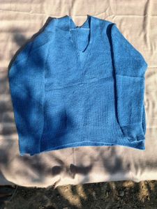 Vintage Blue Knit Shorts