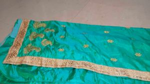 Elegant Green Saree