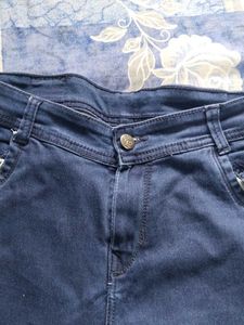 Dark Blue Denim Jeans