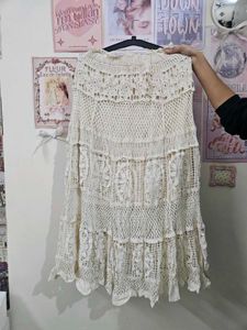Crochet Tiered Skirt