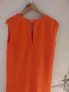Beautiful Orange Dress And Short