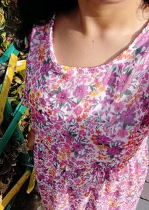 Floral A Line Dress