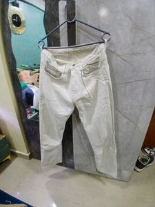 Vintage White Wash Jeans Pants