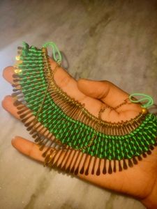 Hand Crafted Brass Plated Necklace Pack Of 4