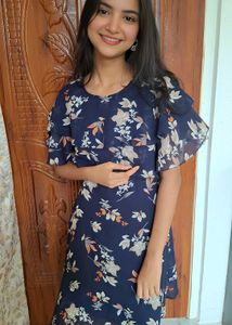 Blue frock combo🌺