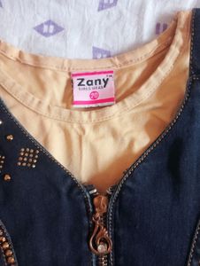 Jeans Dungree Set