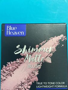 Blue Heaven Shimmer Matte Blush