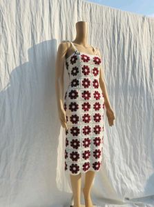 Crochet African Flower Grannysquare Dress