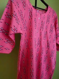 Pour Orisa Ikkat Cotton Kurti, New With Tag