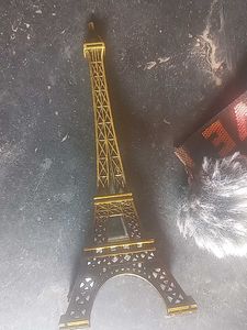 Paris Eiffel Tower Steel And Love Keychain ❤