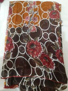 73)New Multi Colour Saree