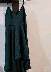 Floor Length Green Gown Come  With Heavy Quality