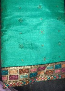 Elegant Green Saree