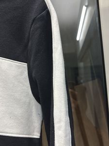 H&amp;M Black &amp; White Hoodie (Relaxed Fit - XS)