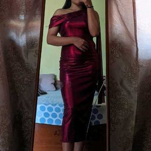 Elegant metallic Gown