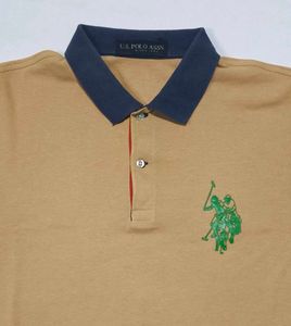 U.S POlO ASSN Mustard Colour T-shirt
