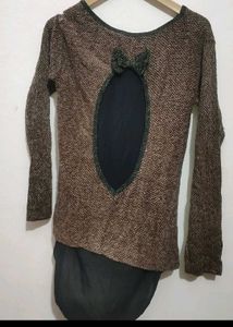 Brown Winter Top For Girl Or Woman 32 Bust