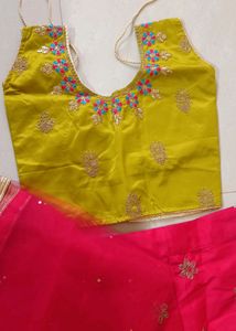 No.28 Red Lehanga Choli