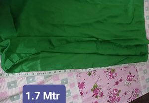 Dark Green Silk Stole Imported Piece