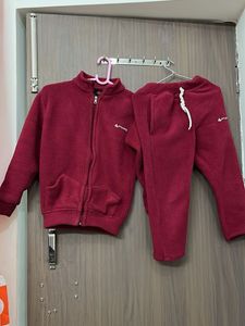 Quechua Kids' Warm Fleece Set for 5-7 yr old