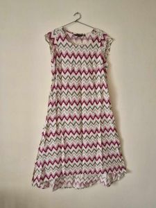 Chevron Print Dress