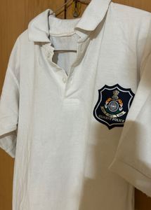 Gujarat Police Embroidered T-Shirt Size M&amp;L