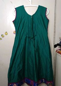 Green Anarkali Chudidar Suit