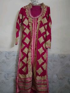 Kurta  Open Plazoo Dupatta