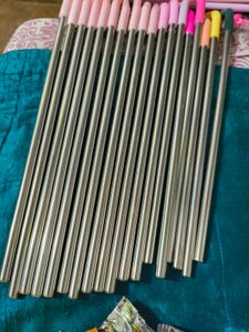 House Of Quirk Reusable Metal Straws Set